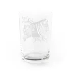 ZIGZIG CIDER GRAPHICのシマのウマトラ Water Glass :back