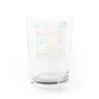 イベントでは置いてないグッズの店のアルファベットアニマルズ Water Glass :back