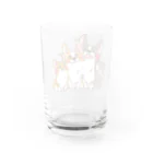 蒼い家の3こぎ Water Glass :back