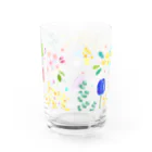 ishimorinacoの春の花とヤスミちゃん Water Glass :back