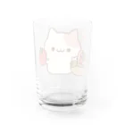 DECORのラブリーなにゃんこ　いちごver. Water Glass :back