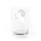 終身名誉かわいい担当の山東京伝の桃太郎の犬 Water Glass :back