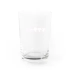 なでしこ@デザインのエケチャン Water Glass :back