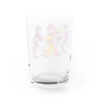 メイドイン極楽スズリ店の酒飲みどもの行進 Water Glass :back