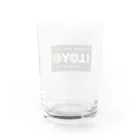 Toya@すすきのマルチヘルパーのアイトゥワイアット旧看板グッズ Water Glass :back