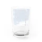 ブロッコリーガール⭐︎ミミの部屋の北欧写真　カゴメと空と青 Water Glass :back