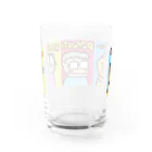 漫画「ぽやんと」ぽやっとしてきた父さんのグッズの漫画「ぽやんと」のキャラクターグッズ Water Glass :back