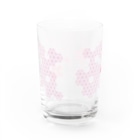 uzi_macchoの麻の葉-桜 Water Glass :back