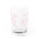 uzi_macchoの麻の葉-桜 Water Glass :back