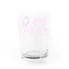 ぷにっとショップのロゴ Water Glass :back