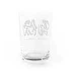 漢字に見えるが実はローマ字のローマ漢字 Water Glass :back