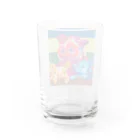 tamacorocompany の3色のコブタ Water Glass :back