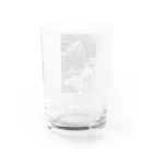 ポメラニアンのつんちゃんとニューフェイスりんちゃんのひげじろうの夏withつんちゃん Water Glass :back