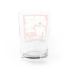 愛犬商事のテンくんon the健康第一 Water Glass :back