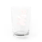 びっくりさんの不機嫌ジョニー Water Glass :back