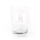 みみごやの梵天パンダ Water Glass :back