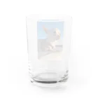 うめこずかんの海辺のうめこ１ Water Glass :back