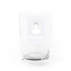 ゆれるごりら委員会。の独身男子(グリッチズレ) Water Glass :back