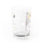 まめるりはことりのあつまれオカメインコちゃん【まめるりはことり】 Water Glass :back