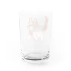 ノアオオカミのオオカミのウルフル Water Glass :back