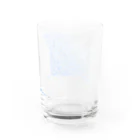 栗坊屋のブルーマンタ Water Glass :back