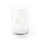 飴玉宝石箱のたぬき（中太鼓） Water Glass :back