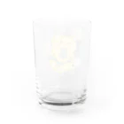 トラとハチワレのぬいぐるみとトラ Water Glass :back