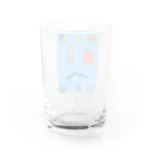 絵が下手な人。の海産物フェア Water Glass :back