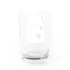 RI RIの赤ちゃん　横顔 Water Glass :back