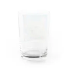 理絵のねこ ぬくぬく Water Glass :back