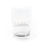 Cielの夕暮れ空とヤシの木 Water Glass :back