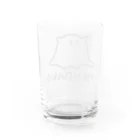 千月らじおのよるにっきのMENDAKO Water Glass :back