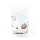 シャリのドリンクをダイビング！ Water Glass :back