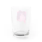 萌まるこのめそめそガール（紫） Water Glass :back