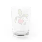 きくのらくがきのラディッシュときく Water Glass :back