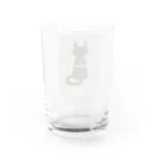 くろねこでいずのあいらぶくろねこ Water Glass :back