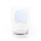 栗坊屋のパウダーブルーが泳ぐ海 Water Glass :back