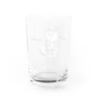 Ａｔｅｌｉｅｒ　Ｈｅｕｒｅｕｘのパステル💗ねこねこ　マーブルちゃん Water Glass :back