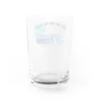 ブルーカメラのシンプルTシャツ屋のラピートTシャツ Water Glass :back