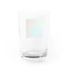 書家 BAKUFU 爆風の作品名 波瀾万丈 Water Glass :back