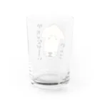 かぬぬの顔がながーーいわんこ Water Glass :back