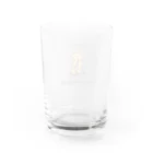 のののすねひざ兄弟　単体 Water Glass :back