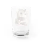 ショコランシーの食いしん坊ハム Water Glass :back