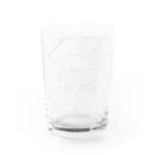 ﾃﾞｻﾞｲﾝｽﾀｼﾞｵ_ﾆｸｷｭｰのOHIRUNE TIME|Line art Water Glass :back