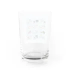 モフねこイラスト館のもっちょ仔ズ Water Glass :back