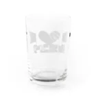 慄鬼ユラ🪓のユラと一杯やろうぜロゴグラス Water Glass :back