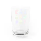 DinogaSuki -恐竜のこども服-の数字の恐竜たち Water Glass :back