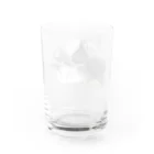 うさぎ王子のしもべのネザーさんとふわふわさん Water Glass :back