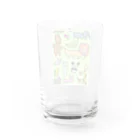 絵が下手な人。の不可解どうぶつ園 Water Glass :back