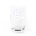 ココロの修理屋さん🔧の虹くま🌈ハート Water Glass :back